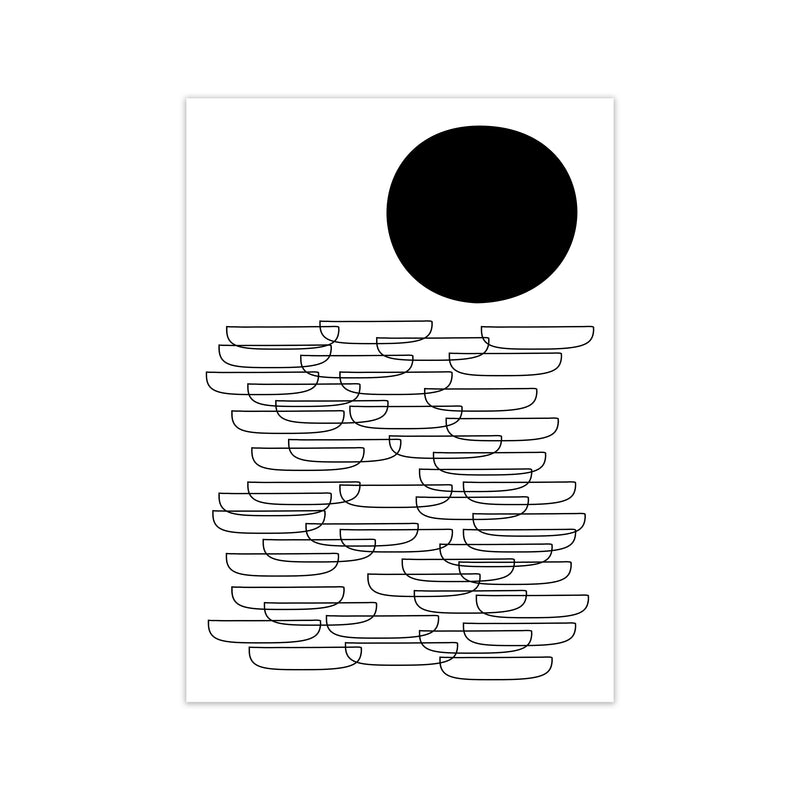 BW Abstract Landscape Original Print Only
