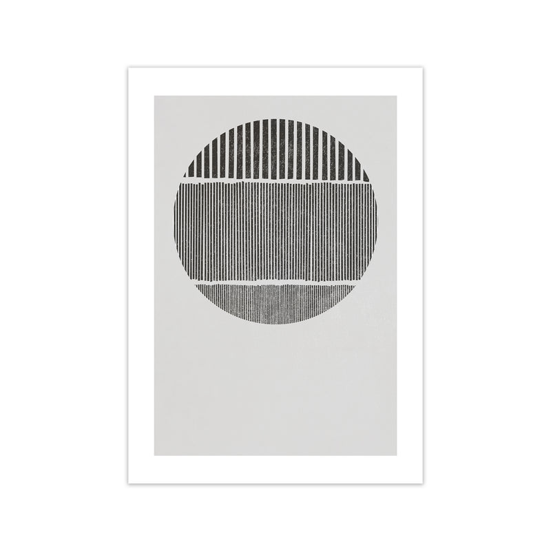 Mid Century Black and White Print Only