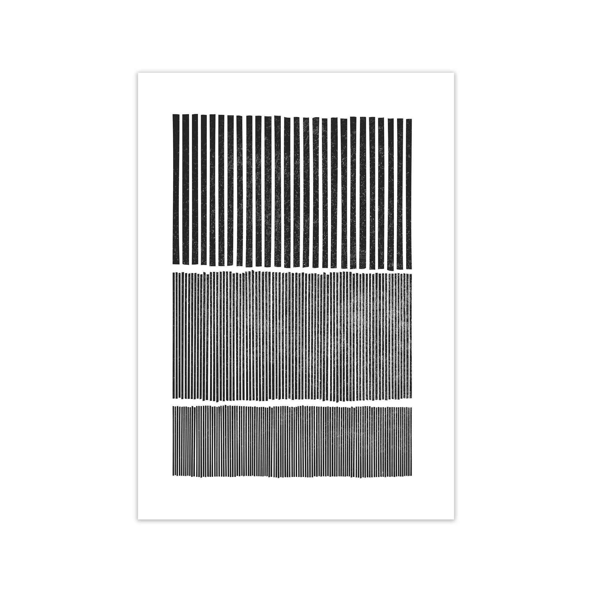 Mid Century Modern Lines Original Print Only