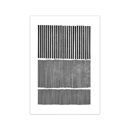 Mid Century Modern Lines Original Print Only