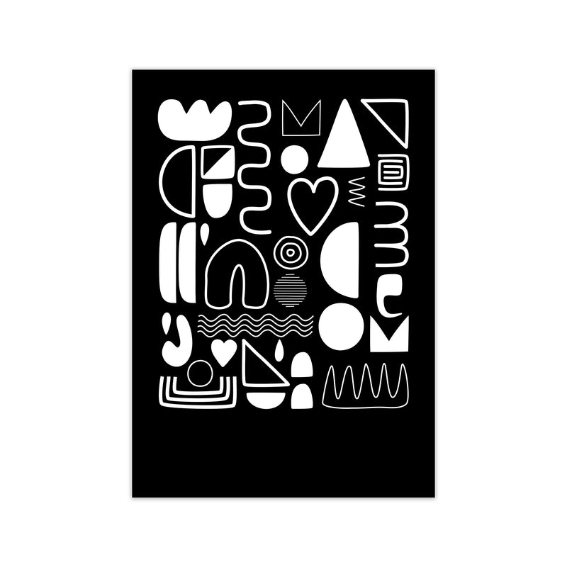 White and Black Scandi Shapes
