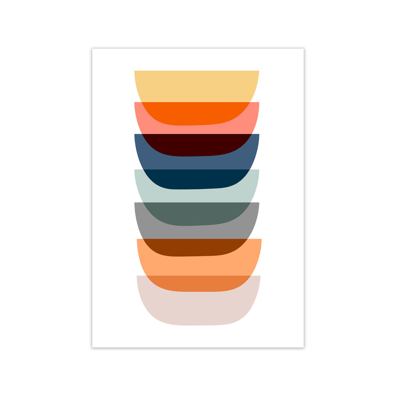 Abstract Mid Century Art Original Print Only
