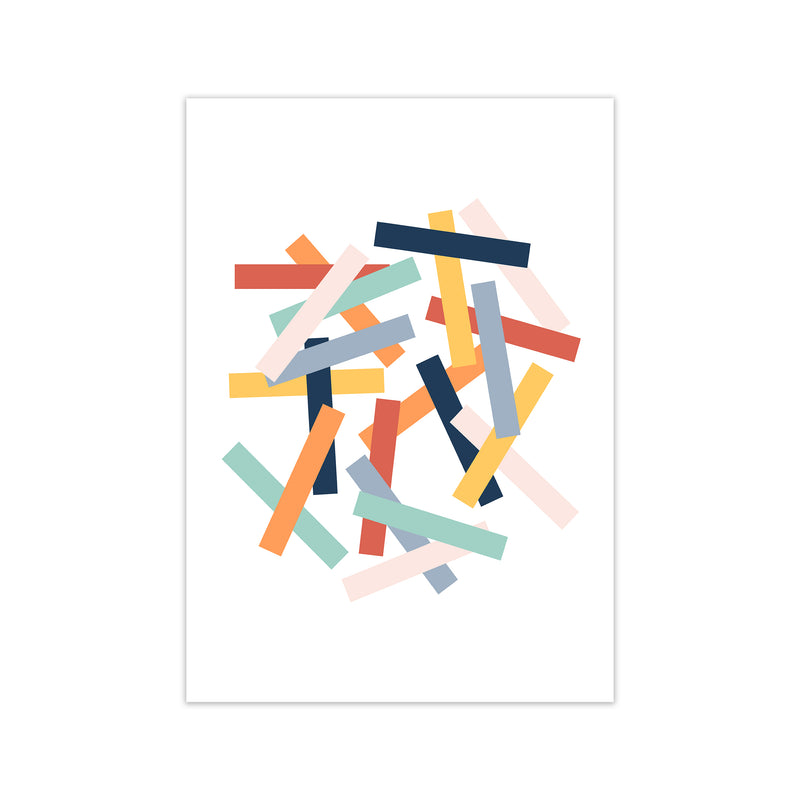 Colorful Scandinavian Lines Original Print Only