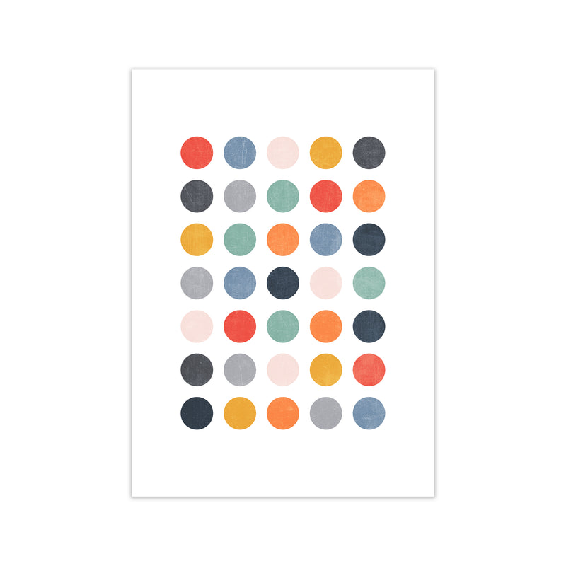 Scandi Dots Texture Print Original Print Only