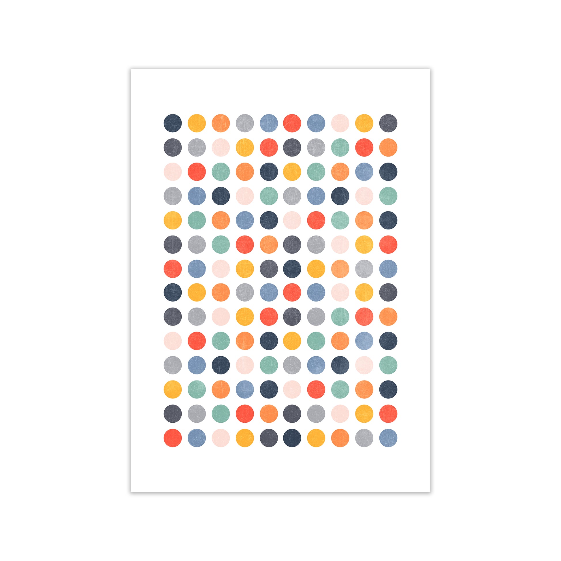 Scandinavian Dots Artwork Original Print Only