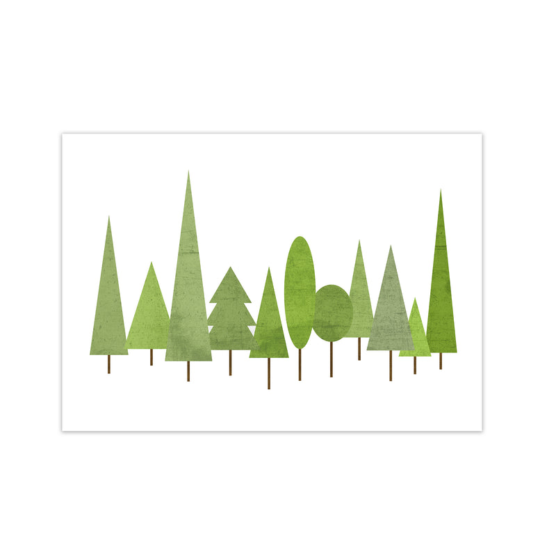 Scandinavian Trees Landscape Original Print Only