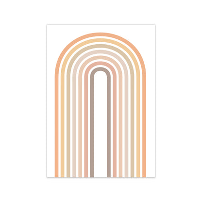Muted Rainbow Print Original Print Only