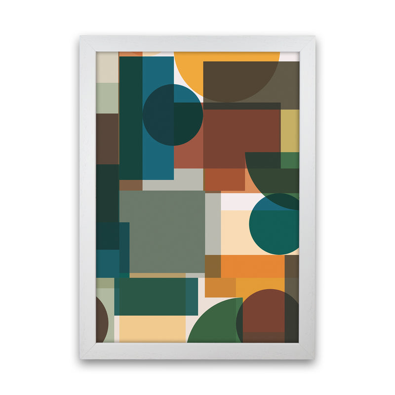 Abstract Pair Set B White Grain