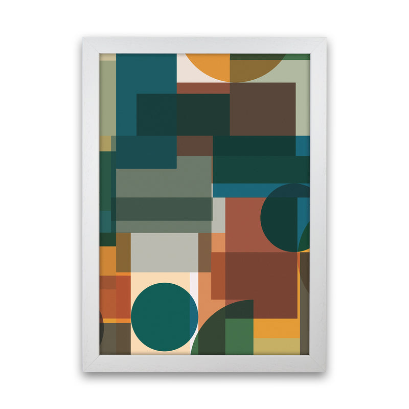 Abstract Pair Set A White Grain