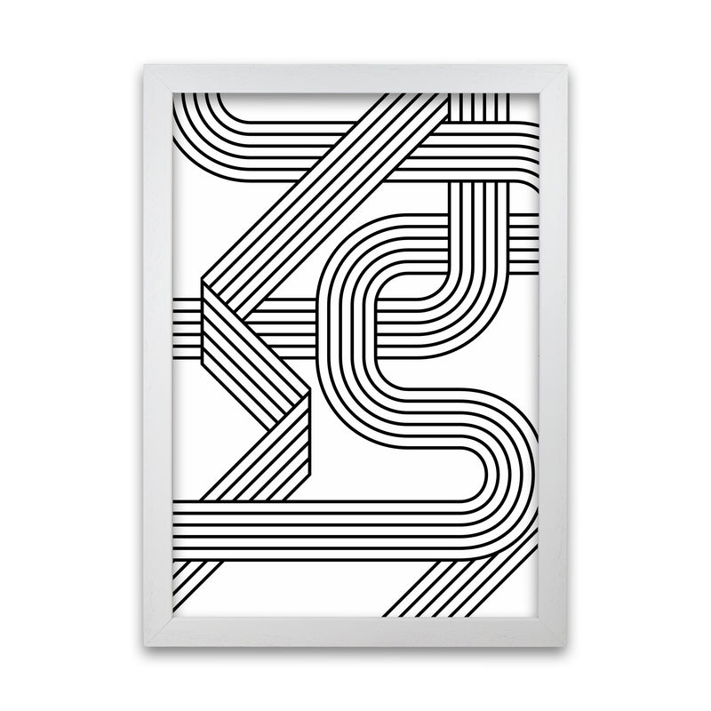 Black and White Geometric Patterns A White Grain