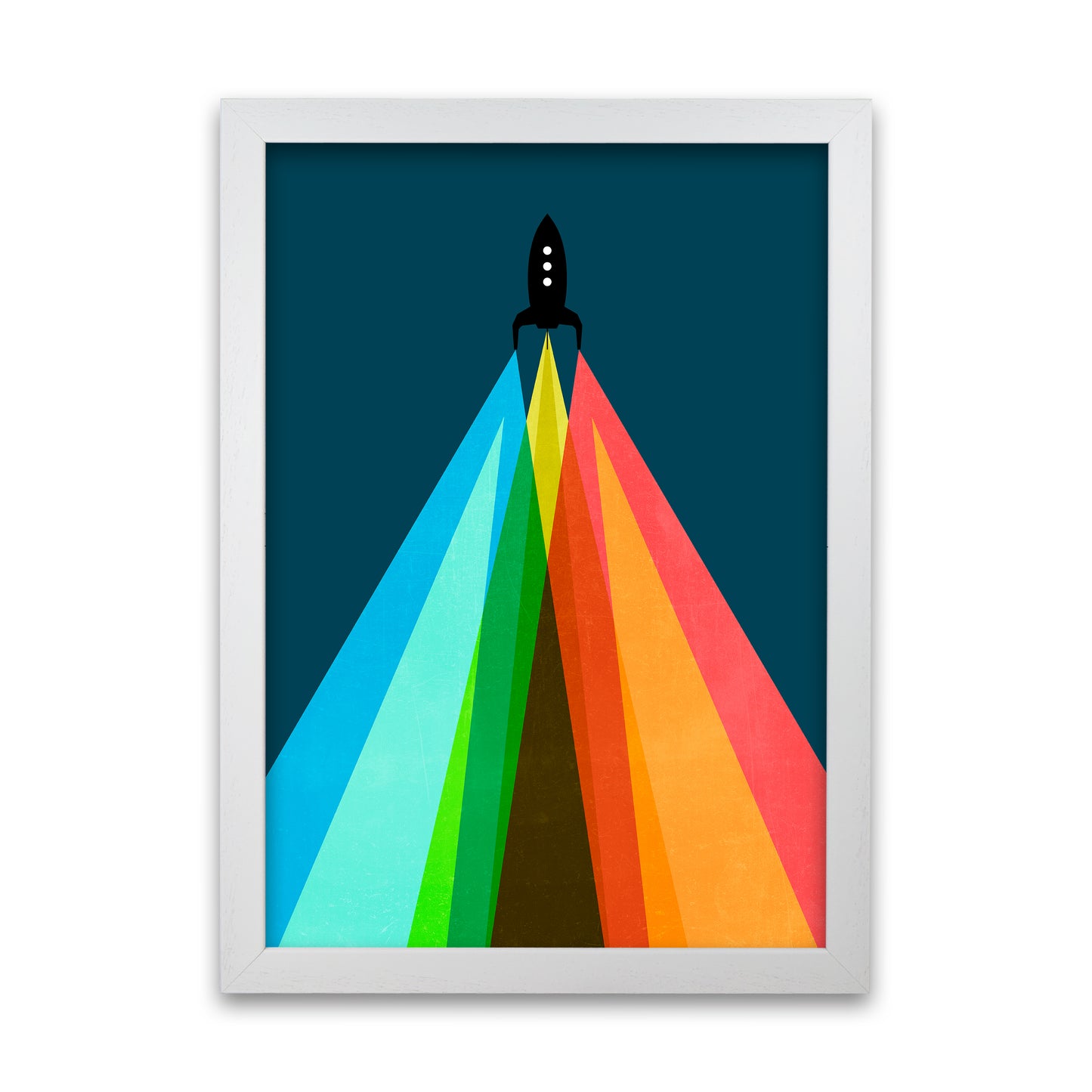 Rainbow and Navy Rocket A White Grain