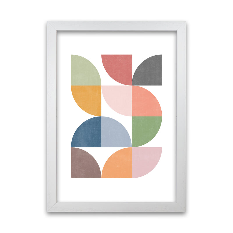 Scandinavian Art Print A White Grain