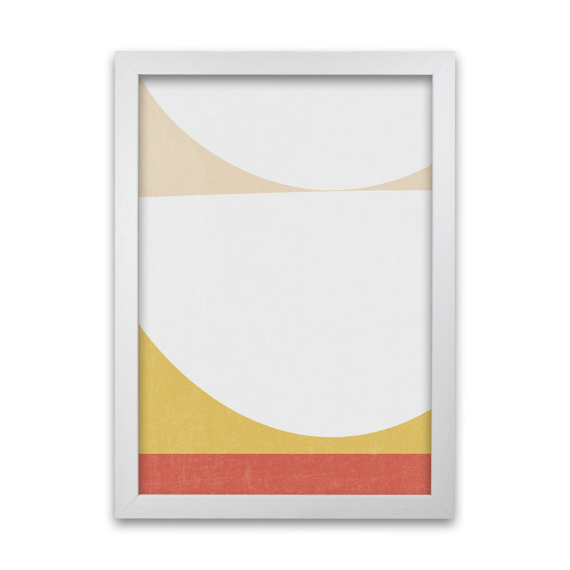 Shapes Colour Abstract B Original White Grain