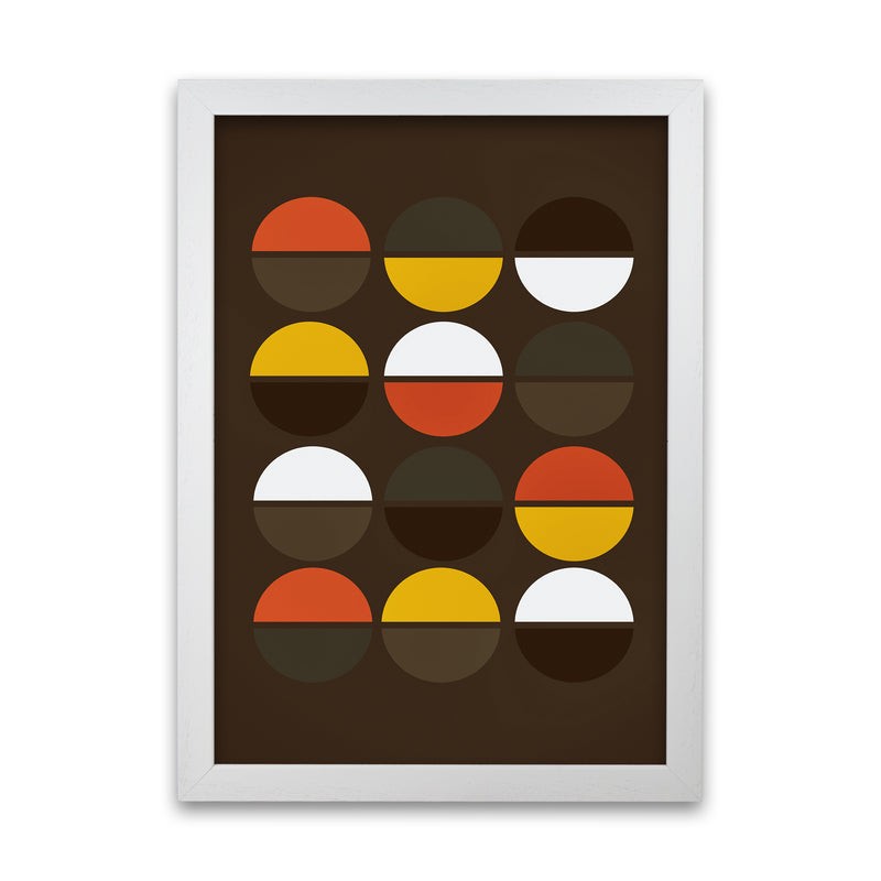 Set of Retro 70s Prints A White Grain