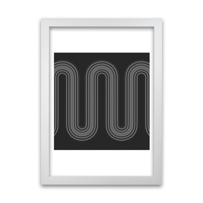 Black and White Line Art White Grain