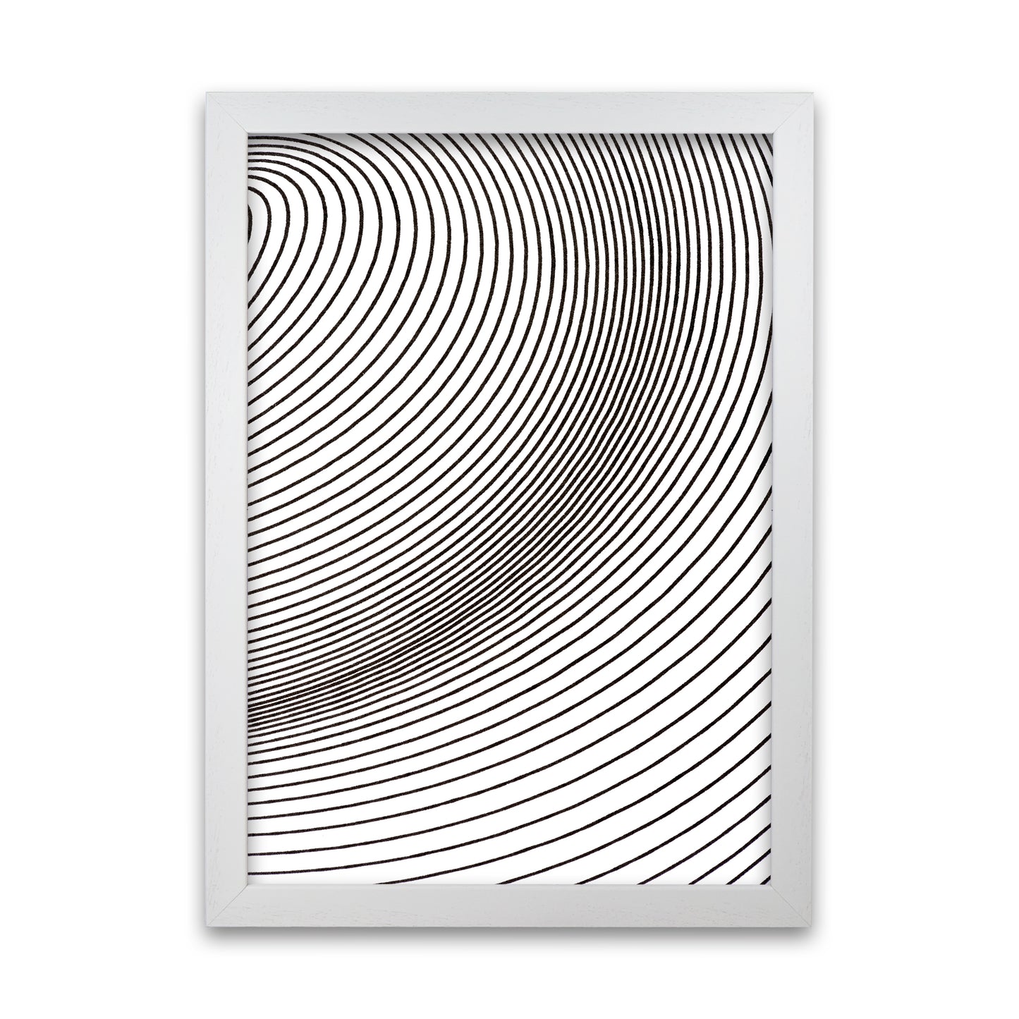 Black and White Line Drawing White Grain