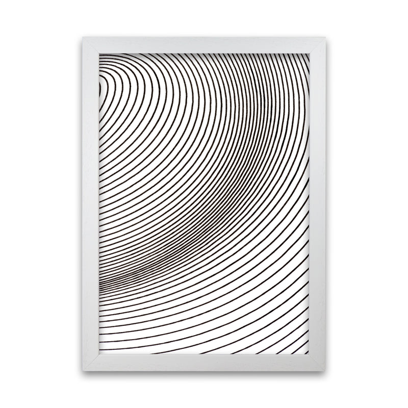 Black and White Line Drawing White Grain