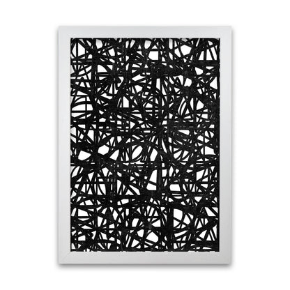 Black Graphic Print Original White Grain