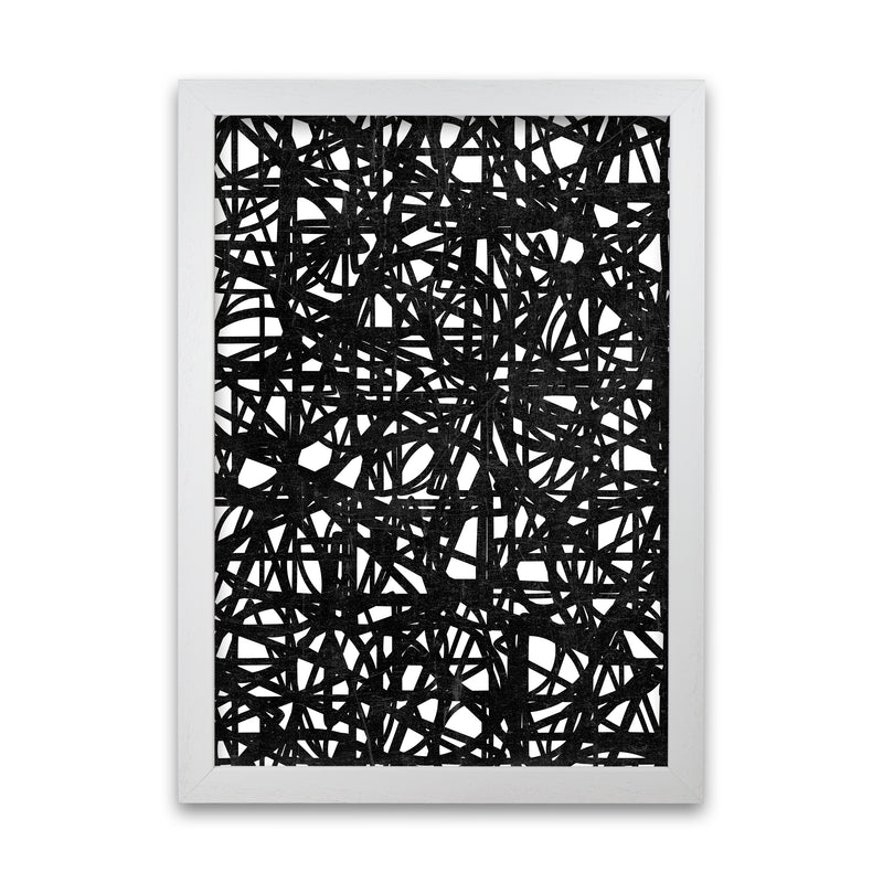 Black Graphic Print Original White Grain