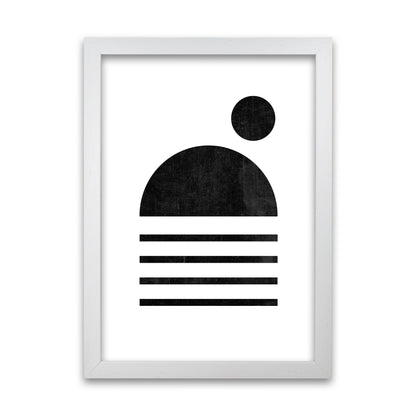 Mid Century with Black Dot White Grain