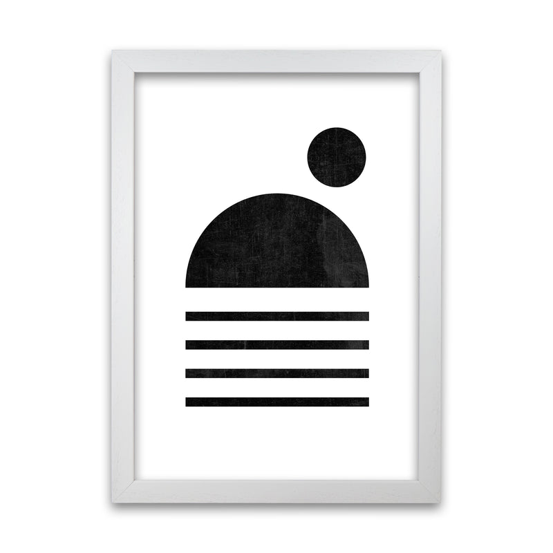 Mid Century with Black Dot White Grain
