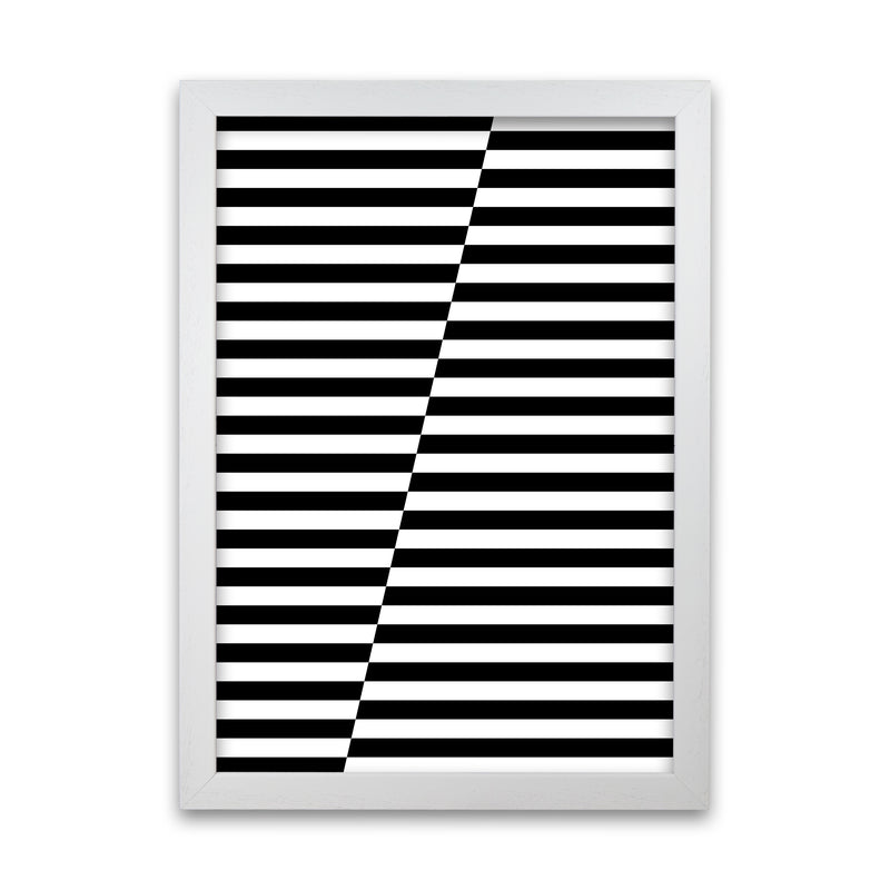 Black and White Stripe ALT White Grain