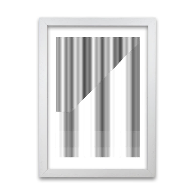 Simple Black and White Bauhaus White Grain