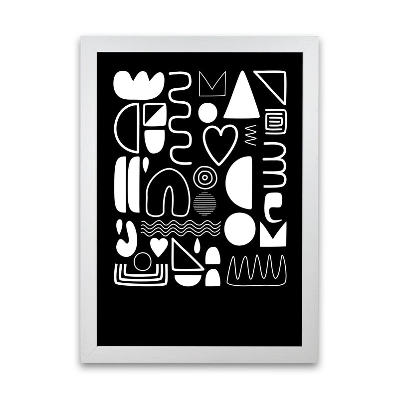 White and Black Scandi Shapes
