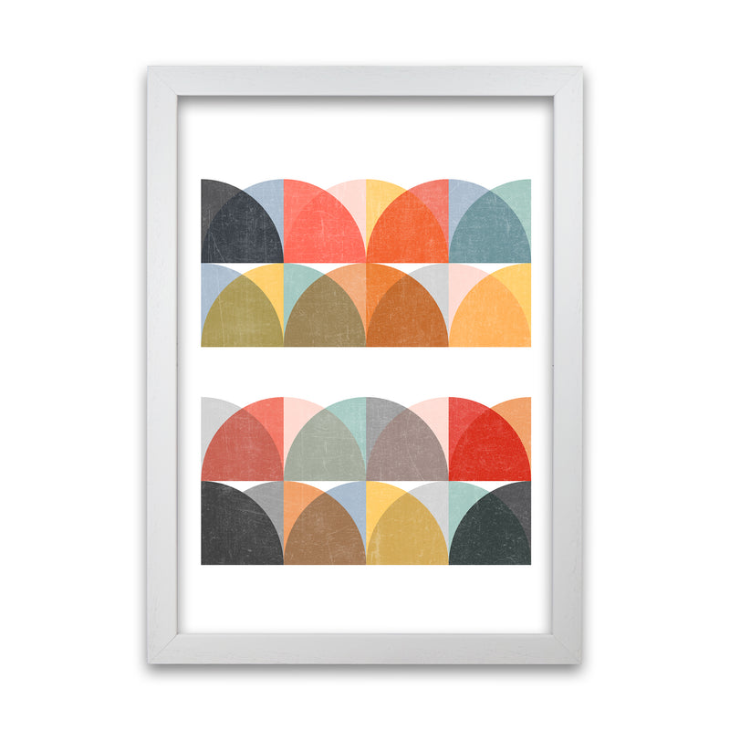 Scandinavian Colorful Geo Original2 White Grain