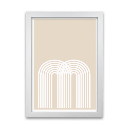 Art Deco Neutral Original White Grain