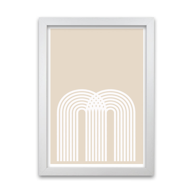 Art Deco Neutral Original White Grain