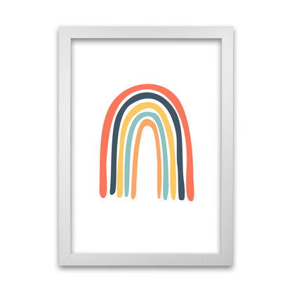 Rainbow on White Original White Grain