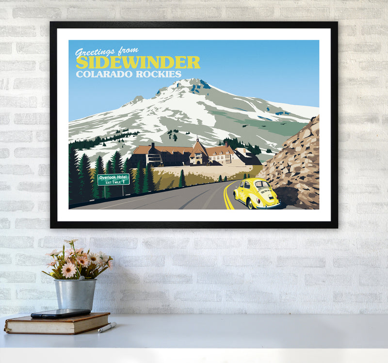 Overlook Hotel Art Print by Richard O'Neill A1 White Frame