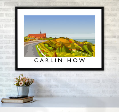 Carlin How Art Print by Richard O'Neill A1 White Frame