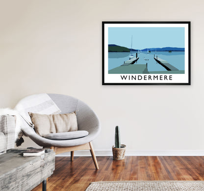 Widermere by Richard O'Neill A1 White Frame