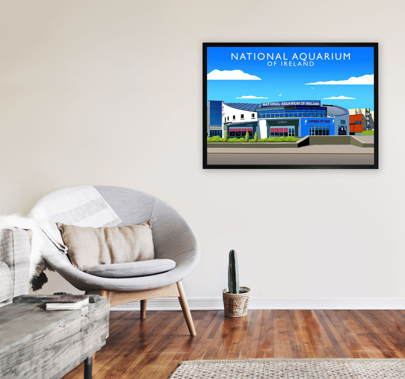 National Aquarium Ireland (Landscape) by Richard O'Neill A1 White Frame