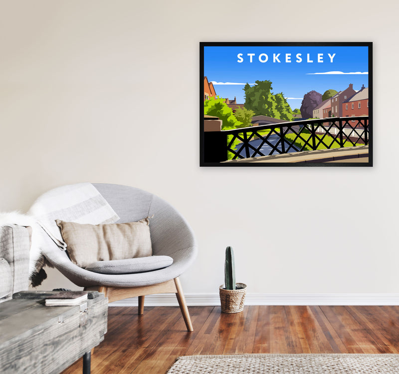 Stokesley3 by Richard O'Neill A1 White Frame