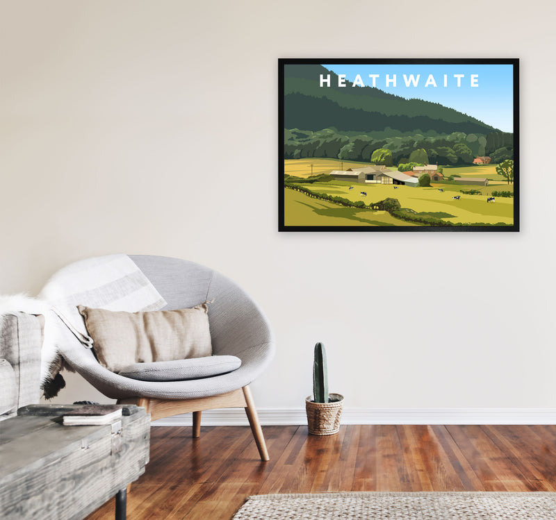 Heathwaite by Richard O'Neill A1 White Frame
