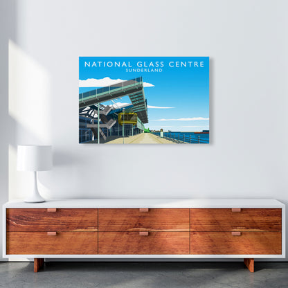 National Glass Centre portrait Travel Art Print by Richard O'Neill A1 Canvas