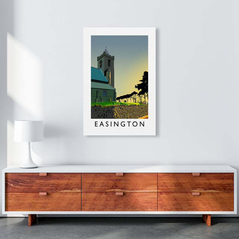 Easington Portrait Art Print by Richard O'Neill A1 Canvas