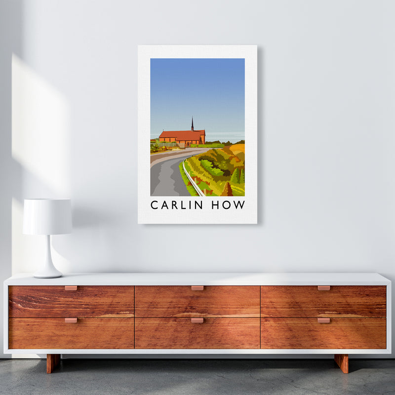 Carlin How Portrait Art Print by Richard O'Neill A1 Canvas