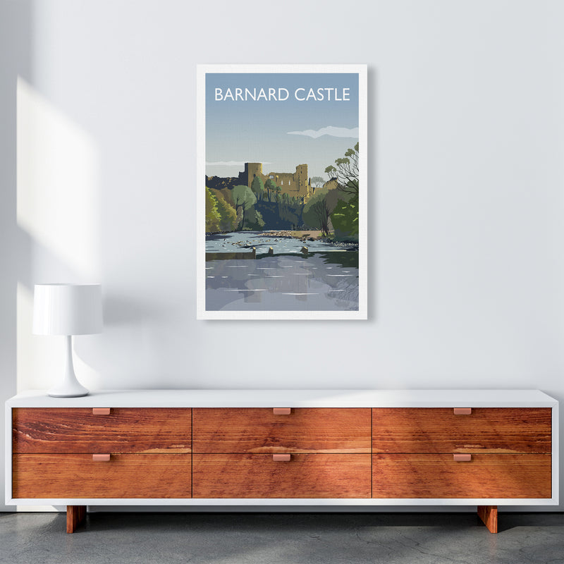 Barnard Castle 2 Portrait Art Print by Richard O'Neill A1 Canvas