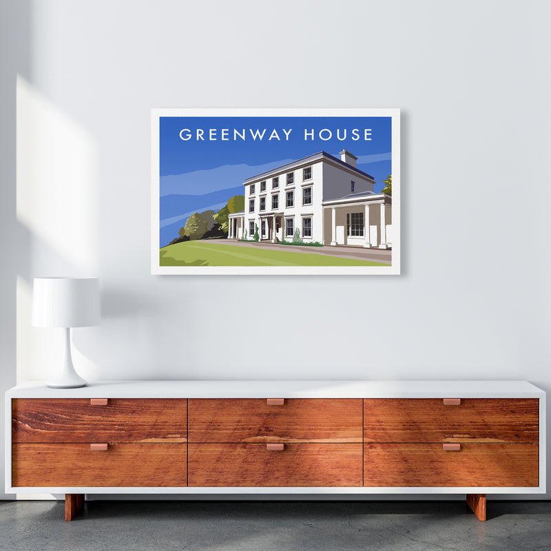 Greenway House Art Print by Richard O'Neill A1 Canvas