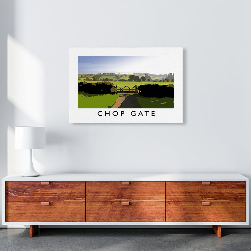 Chop Gate Travel Art Print by Richard O'Neill A1 Canvas