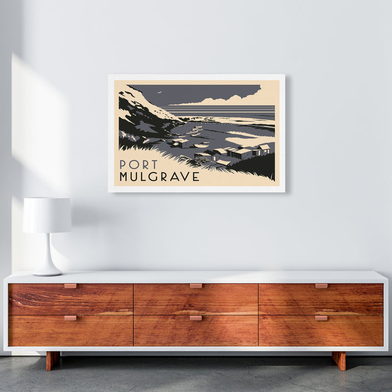 Port Mulgrave Travel Art Print by Richard O'Neill A1 Canvas