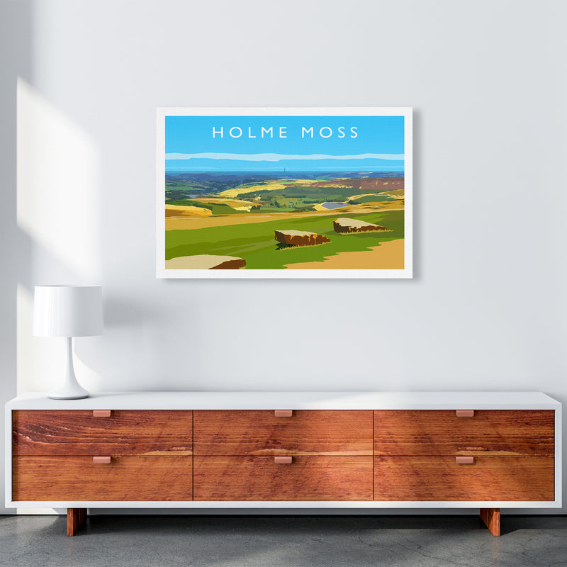 Holme Moss Travel Art Print by Richard O'Neill A1 Canvas