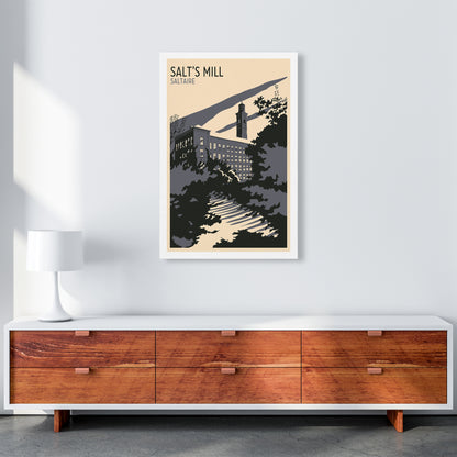 Salt's Mill, Saltaire Travel Art Print by Richard O'Neill A1 Canvas