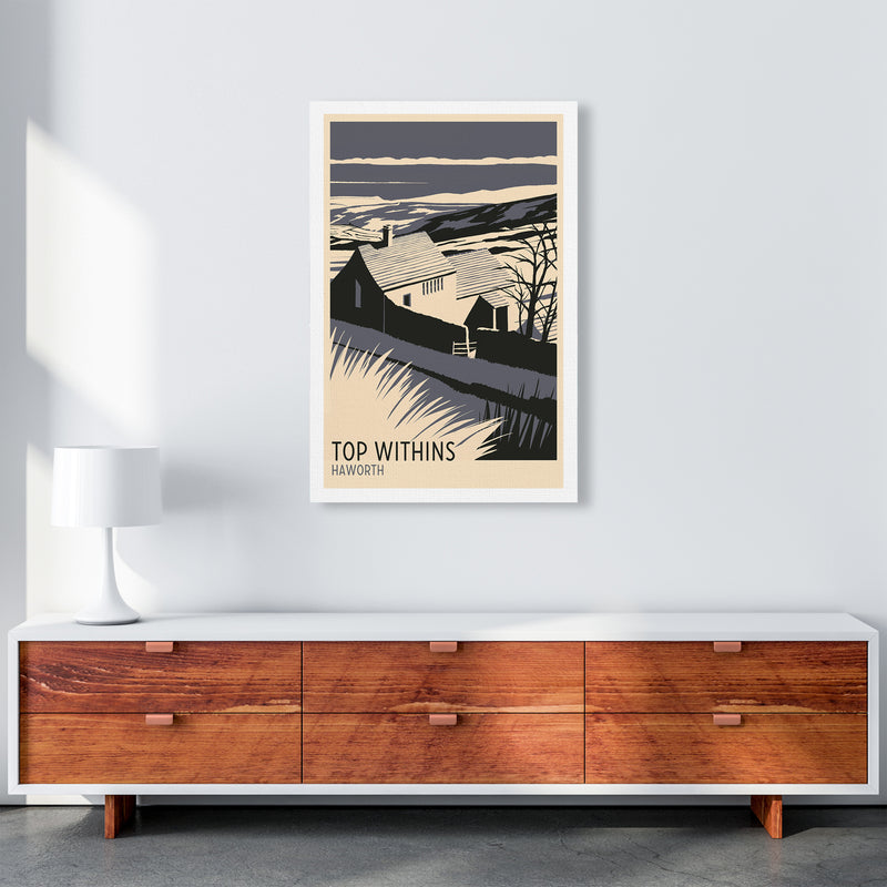Top Withins portrait Travel Art Print by Richard O'Neill A1 Canvas