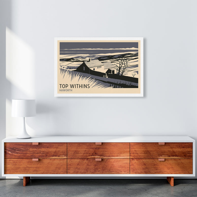 Top Withins Travel Art Print by Richard O'Neill A1 Canvas