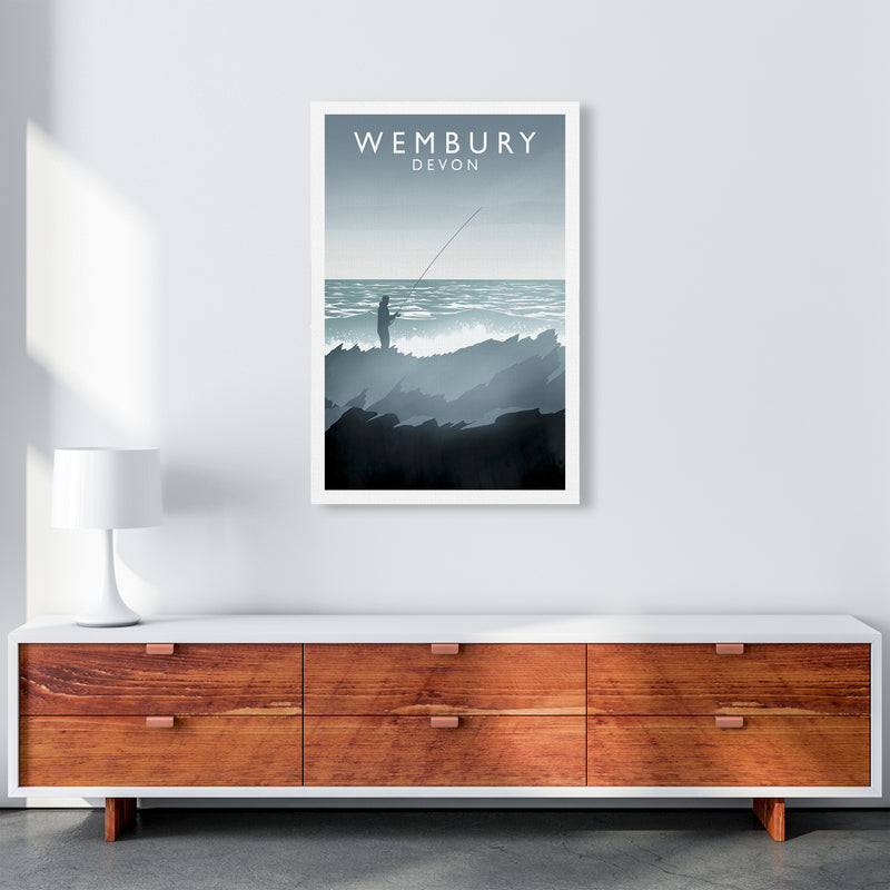 Wembury portrait Travel Art Print by Richard O'Neill A1 Canvas